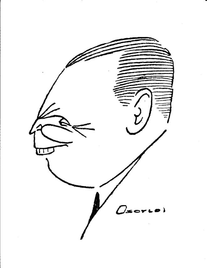Manuel Enrique Caricatura por Osorio.